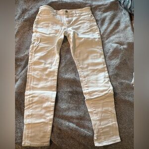 Size 8R Abercrombie & Fitch Women's Cream Skinny Jeans